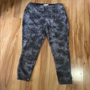 Rachel Zoe Gray Tie-Dye Leggings